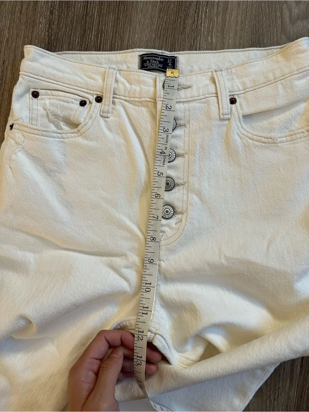 Abercrombie & Fitch Ultra High Rise Straight Jeans